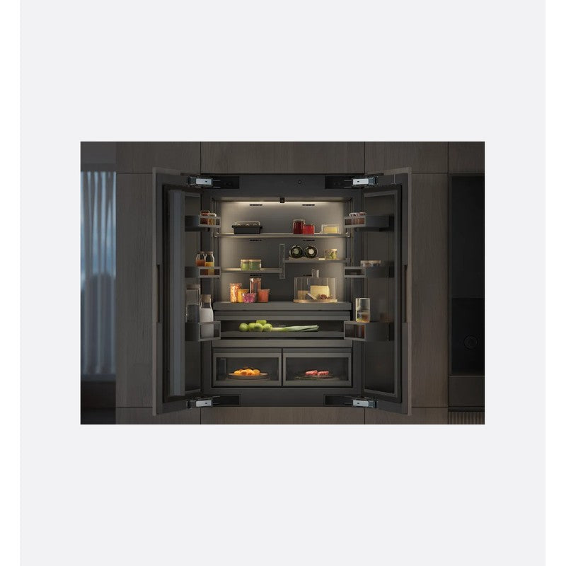 Gaggenau Expressive Series RVY497190 Stainless Steel Fridge-Freezer 89.4cm with Ice & Water