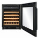 CELLA W40-BH Wine Fridge Single Zone 38 Bottle, Black