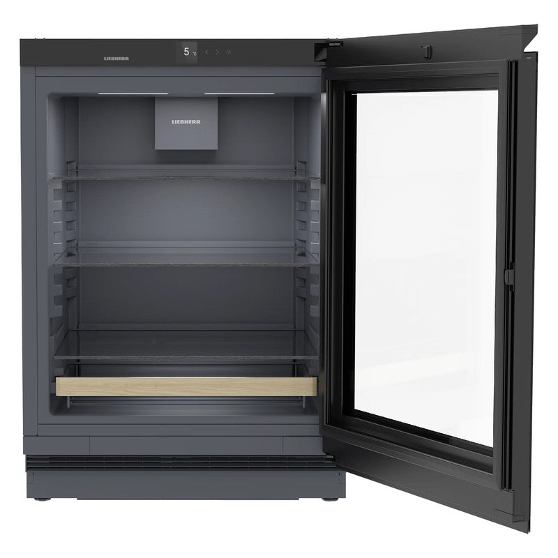 Liebherr UBCgb3731 Undercounter Drinks Fridge 136ltr, BlackSteel-look