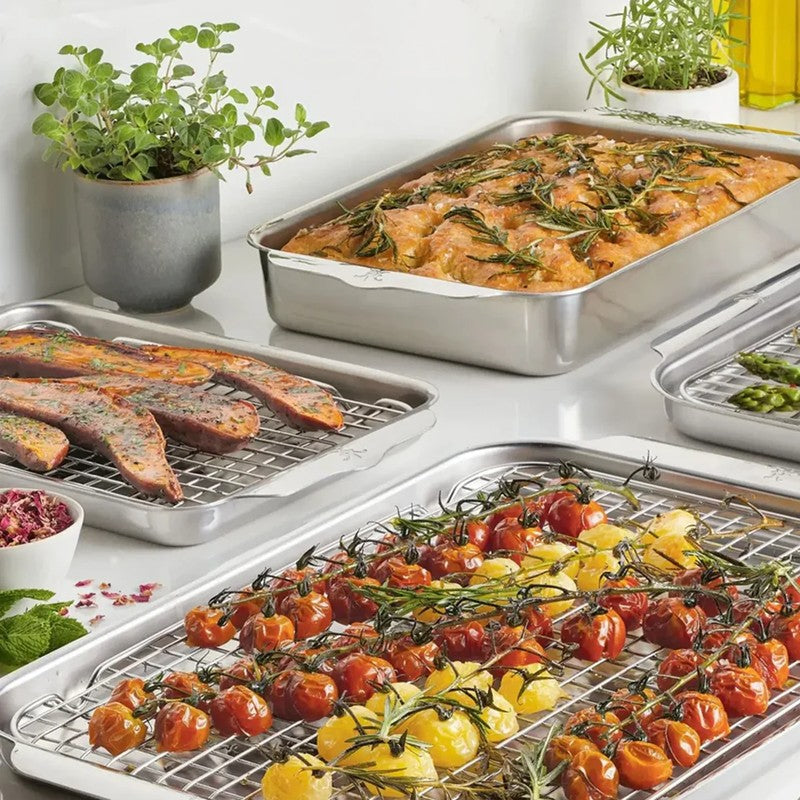 Hestan Ovenbond Stainless Steel Essential Bakeware Set
