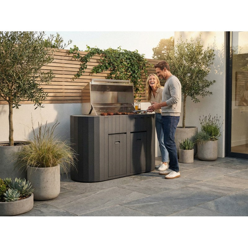 Q-boo OVO GS Dekton Modular Outdoor Kitchen with Grilling Accessories