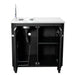 Cozze Outdoor Kitchen 90 Stainless Steel Outdoor Kitchen with Sink