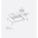 Gaggenau 400 Series AL400122 Stainless Steel Table Ventilation 120cm