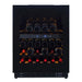 CELLA Wine & Beer Undercounter Fridge Bundle 600mm, Black Glass