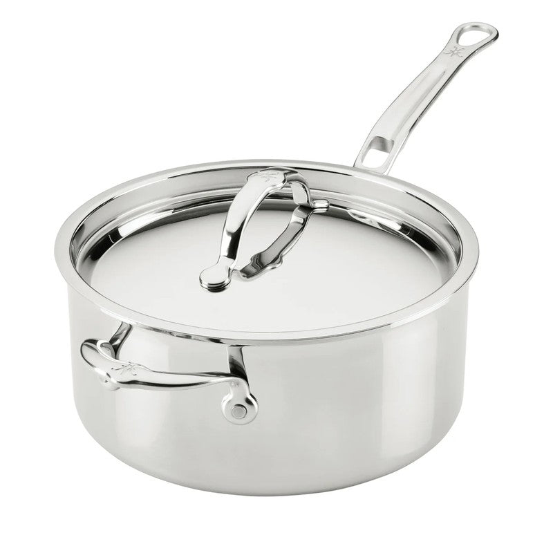 Hestan ProBond Luxe Stainless Steel Saucepan with Lid
