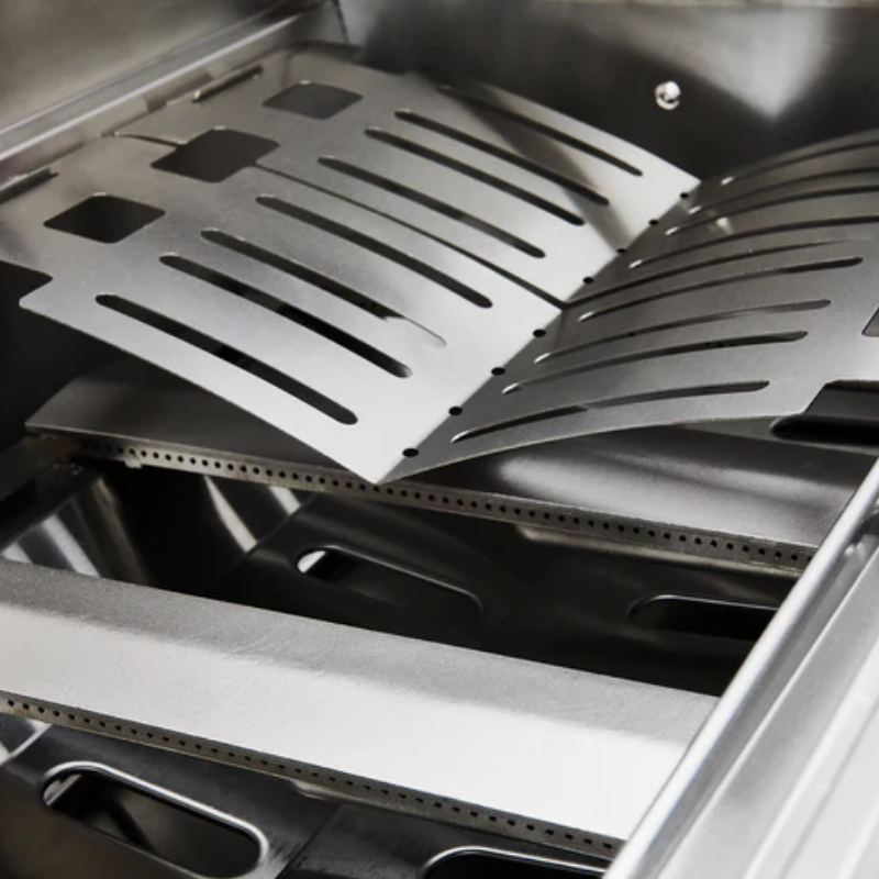 BeefEater 7000 Series Premium 5 Burner BBQ & Side Burner Trolley