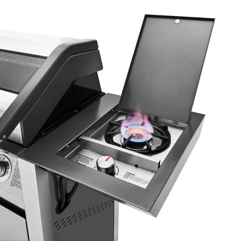 Beefeater 1600S Series 3 Burner BBQ & Side Burner Trolley in Stainless Steel