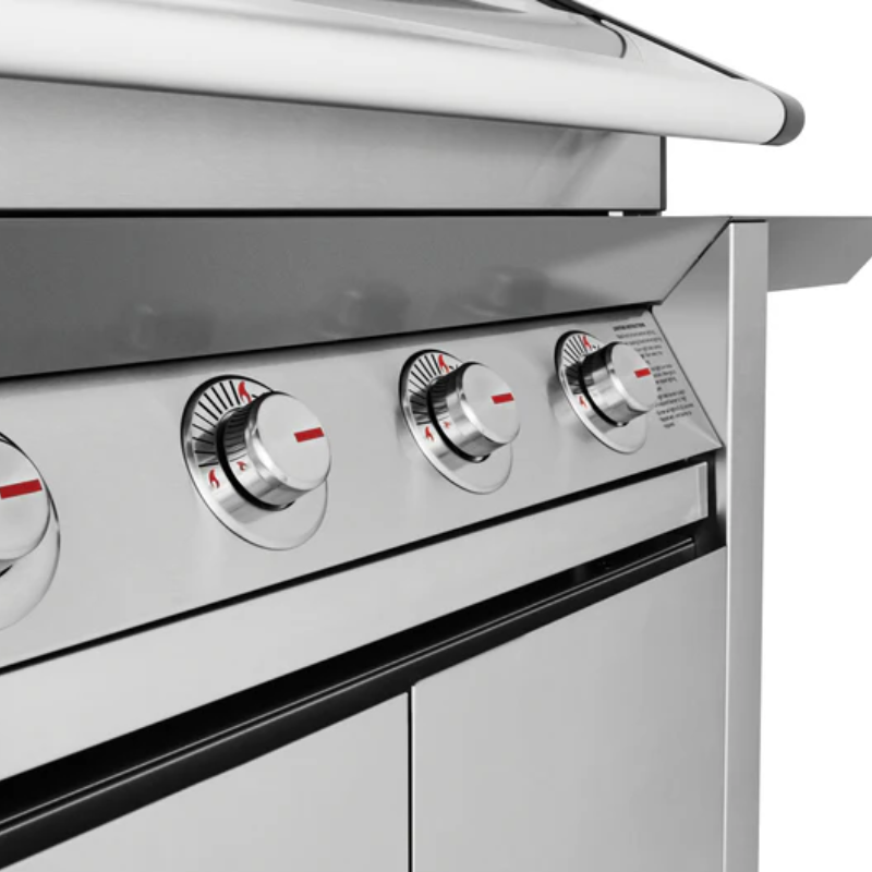Beefeater 1600S Series 3 Burner BBQ & Side Burner Trolley in Stainless Steel