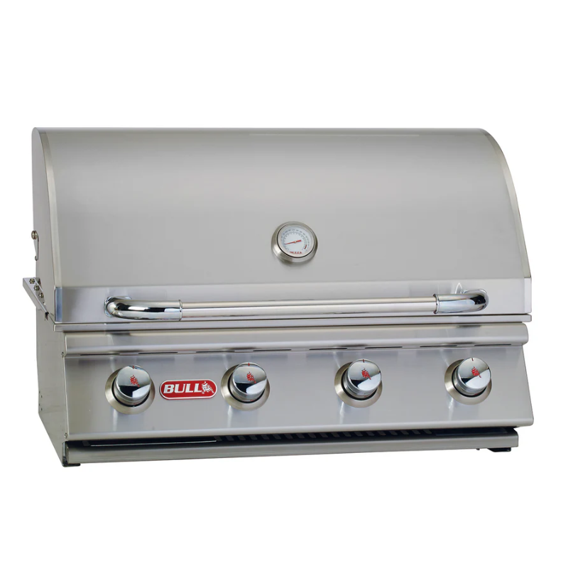 Bull Outlaw Stainless Steel 4 Burner Free Standing Gas BBQ Grill with Cart