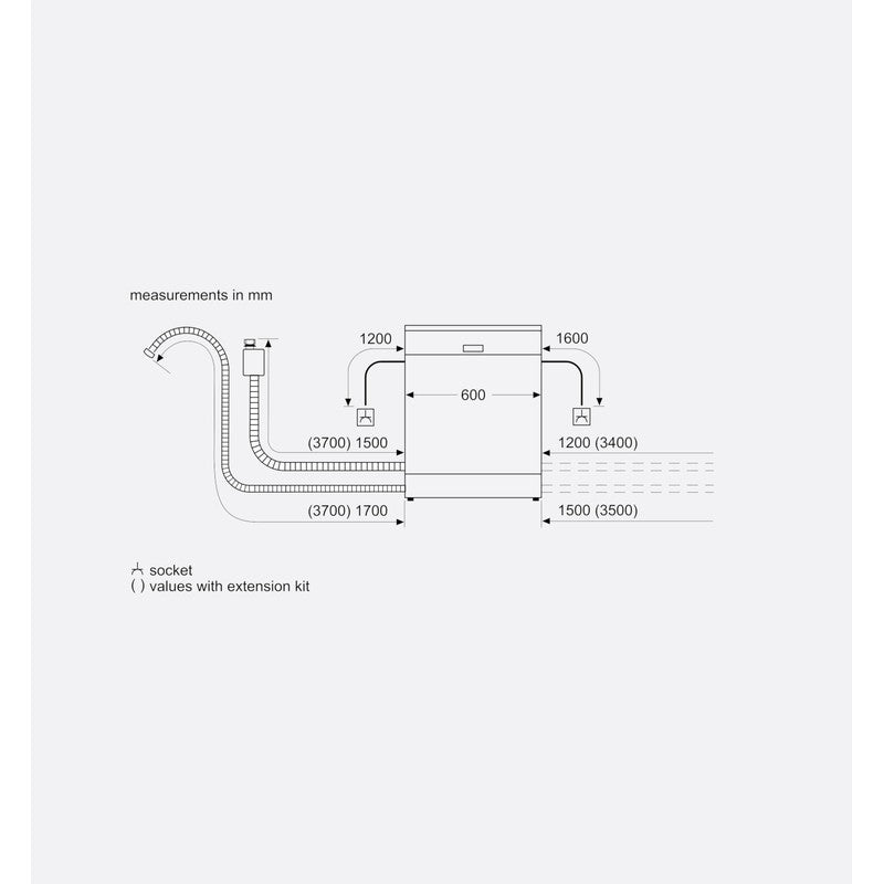Gaggenau 400 Series DF481101 60cm Fully Integrated Dishwasher