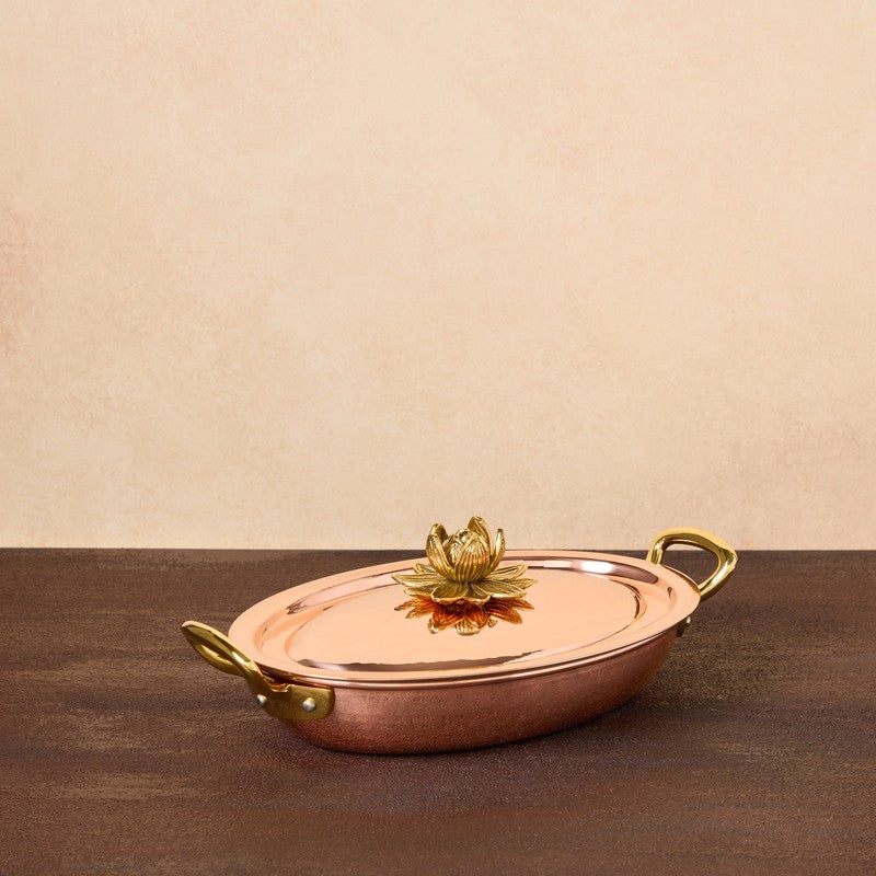 Lotus Lotus 5 Piece Set with Historia Tea Kettle, Oval Roaster & 3 Kitchen Jars