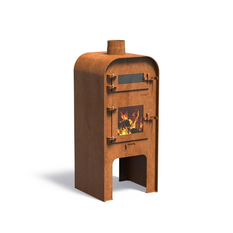 Adezz Forno GAP Corten Steel Outdoor Fireplace & Pizza Oven