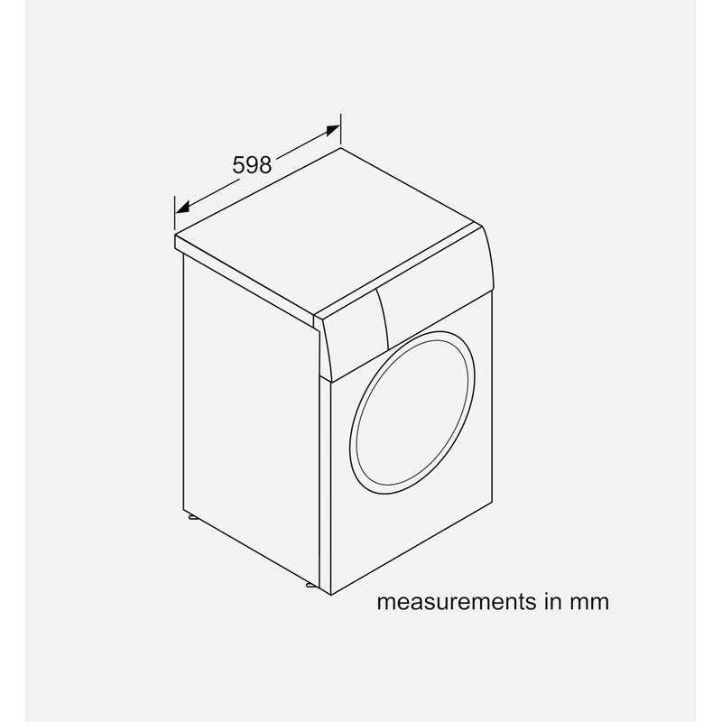 Gaggenau 200 Series WM260166 60cm Built-In Washing Machine, White