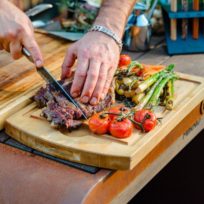 Adezz Forno Corten Steel Outdoor Kitchen Station