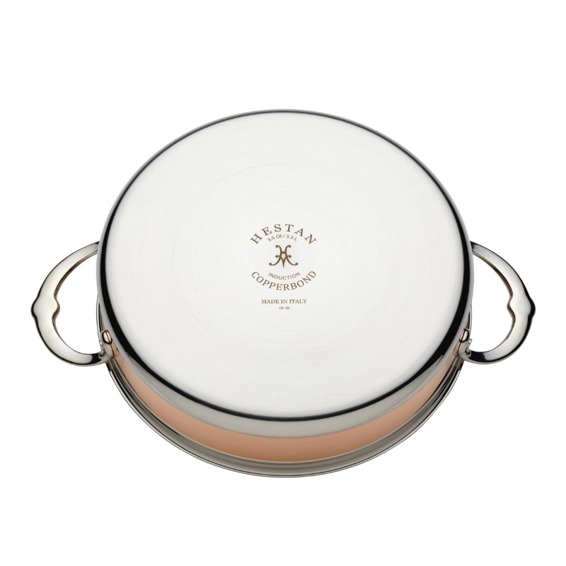 Hestan CopperBond Induction Copper Sautéuse & Lid - 26cm (3.3L)