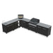 Cozze Modular Outdoor Kitchen Stainless Steel with Gas Grill, Sink & Storage