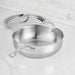 Hestan ProBond Luxe Stainless Steel Essential Pan with Lid, Mirror-Polished