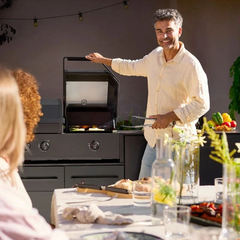 Cozze Quattro 900 Enamelled Cast Iron Gas Grill
