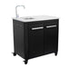 Cozze Outdoor Kitchen 90 Stainless Steel Outdoor Kitchen with Sink