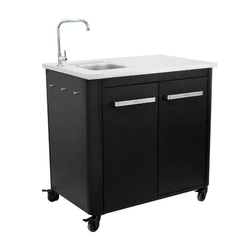Cozze Outdoor Kitchen 90 Stainless Steel Outdoor Kitchen with Sink