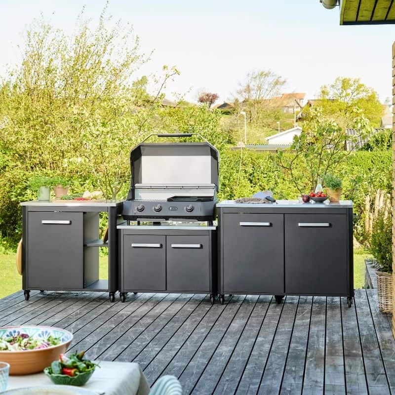Cozze Outdoor Kitchen 120 Stainless Steel Work Station, 120cm
