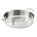 Hestan ProBond Luxe Stainless Steel Sauteuse Pan with Lid, Mirror-Polished