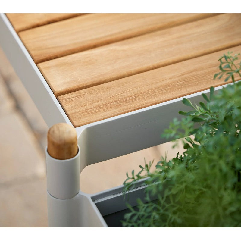 Sticks Bench with 2 Planters