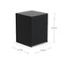 Fontana Ignes Magnelis® Steel Door Cabinet 65 with Porcelain Ceramic Worktop, Black