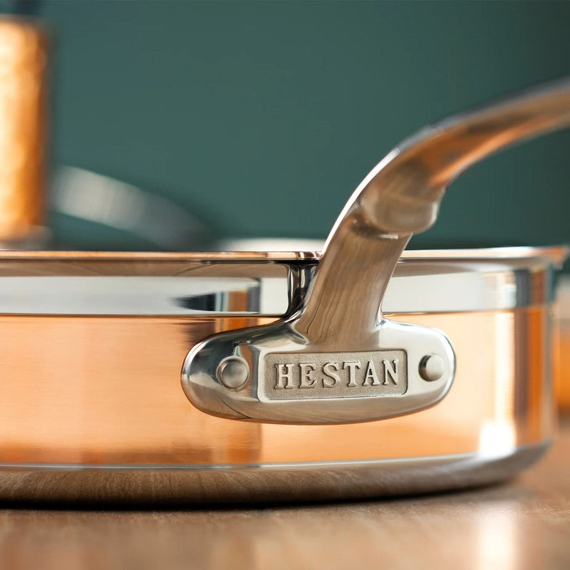 Hestan CopperBond Copper Saute Pan with Lid