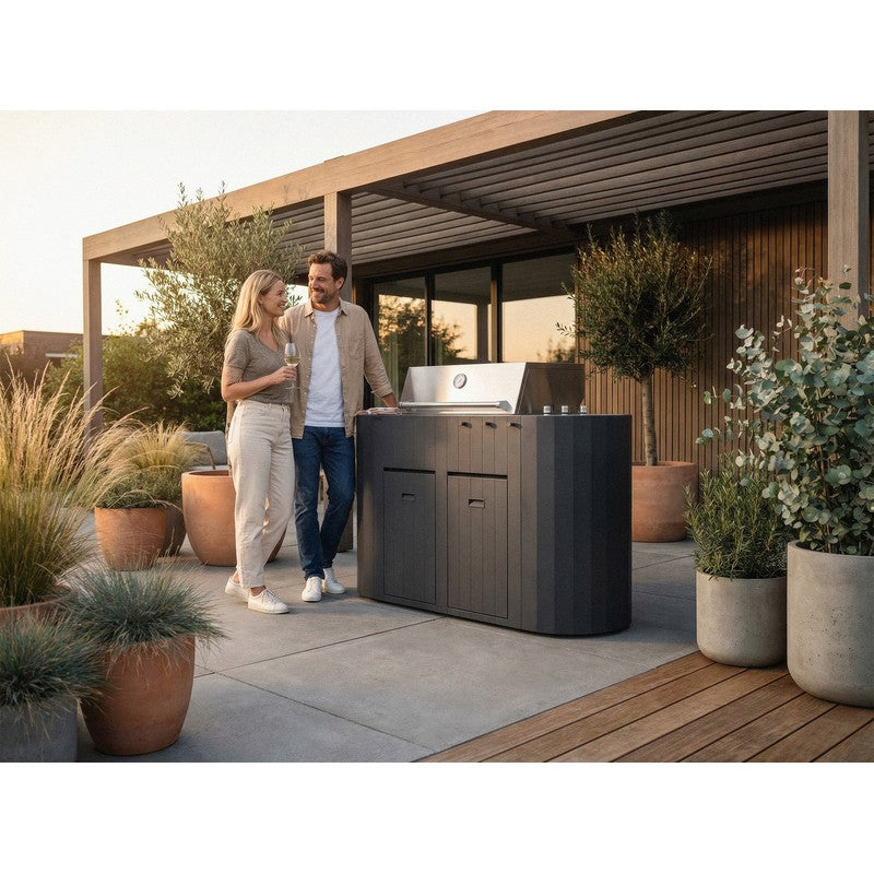 Q-boo OVO GS Dekton Modular Outdoor Kitchen with Grilling Accessories