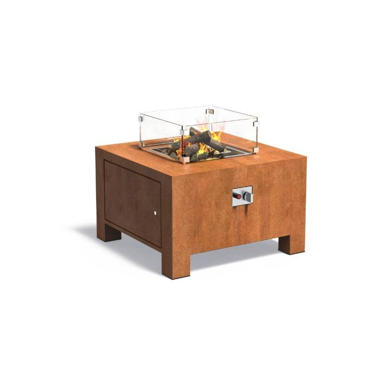 Adezz Forno Brann Corten Steel Gas Fire Pit