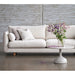 Cane-line Bloom 3-Seater Sofa with Chaise Longue, Right & Teak Legs