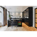 CELLA Kitchenline BV34B-TO Undercounter Drinks Fridge, Black Glass
