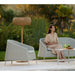 Cane-line Illusion Glow Floor Lamp with Solar-Powered LED