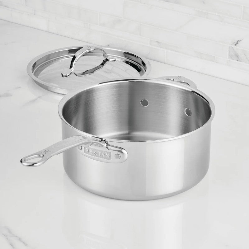 Hestan ProBond Luxe Stainless Steel Saucepan with Lid