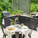 Cozze Corner Table Stainless Steel Outdoor Kitchen Unit 70.5 × 70.5cm
