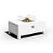 Adezz Forno Brann Powder-Coated Aluminium Gas Fire Pit, White