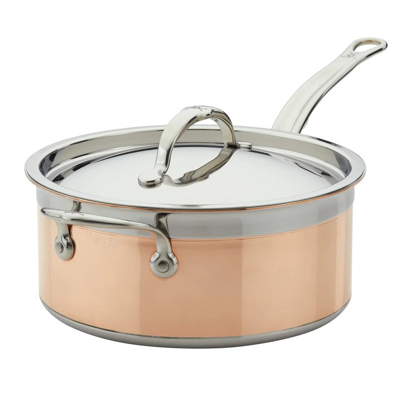 Hestan CopperBond Copper Saucepan with Lid