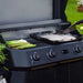 Cozze G-800 Combo Stainless Steel Gas Plancha Grill with Warming Rack