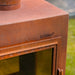 Adezz Forno DIGNA Corten Steel Outdoor Fireplace with Front Door