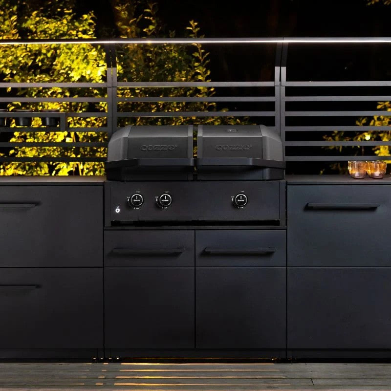 Cozze Quattro 900 Enamelled Cast Iron Gas Grill