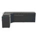 Cozze Elements Modular Outdoor Kitchen L-Shape with Grill, Storage & Sink, Matte-Black