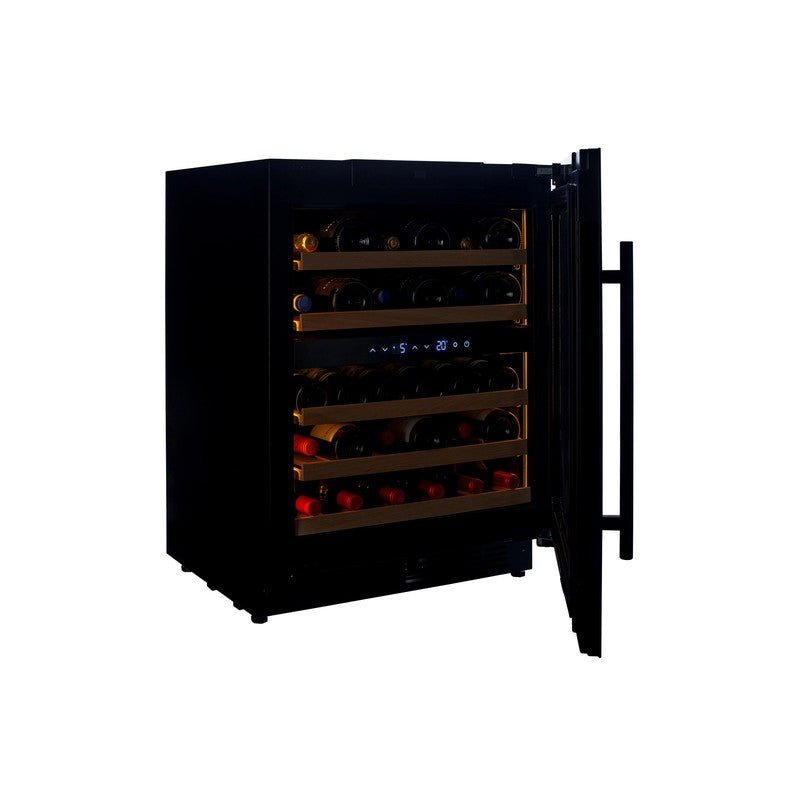 CELLA W34-BH Glass Wine Fridge 36 Bottle, Black