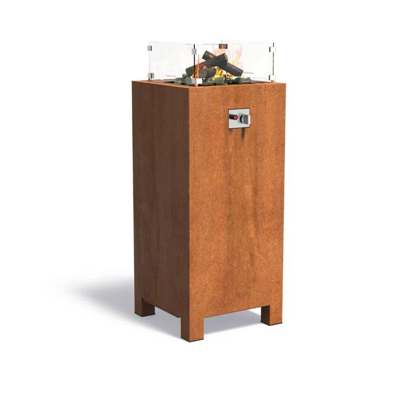 Adezz Forno Brann Corten Steel Gas Fire Pit