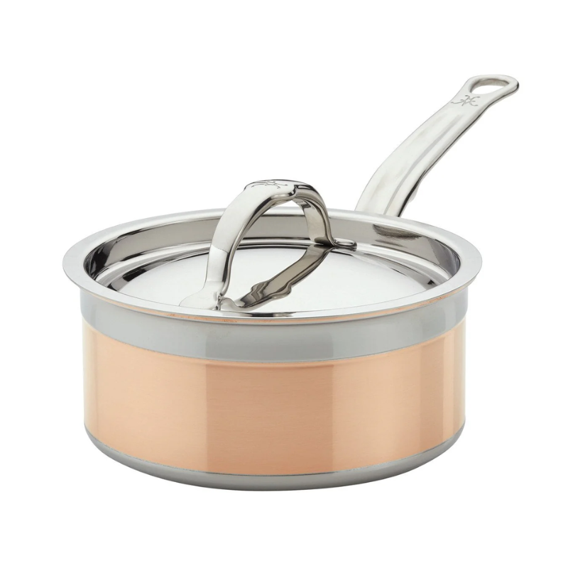Hestan CopperBond Induction Copper Saucepan & Lid - Small, Medium, Large & Extra Large
