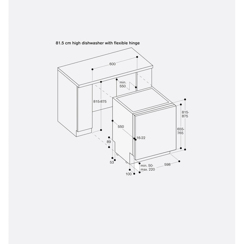 Gaggenau 400 Series DF480101 60cm Fully Integrated Dishwasher
