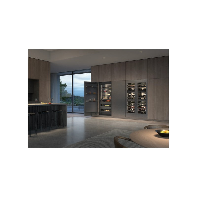 Gaggenau Vario Expressive Series RVW467170 61cm Fully Integrated Wine Storage, Dark Brushed Stainless Steel