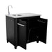 Cozze Outdoor Kitchen 90 Stainless Steel Outdoor Kitchen with Sink