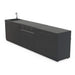 Cozze Elements Modular Outdoor Kitchen with Gas Grill, Storage & Sink, Matte-Black