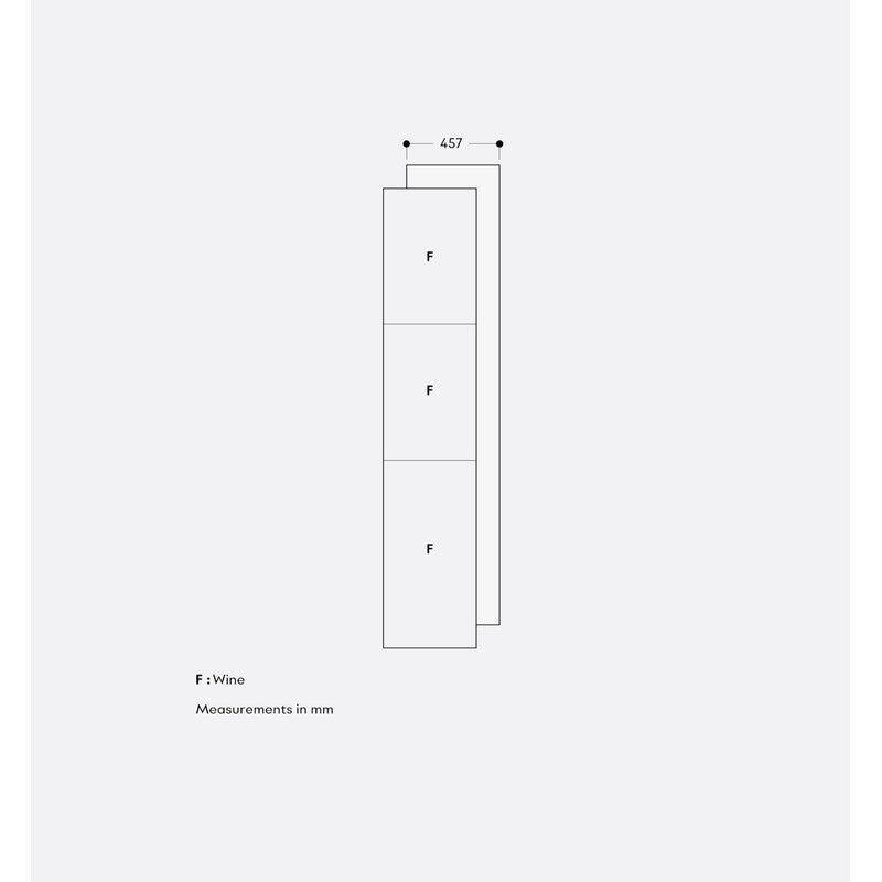 Gaggenau Vario Expressive Series RVW467170 45.7cm Fully Integrated Wine Storage, Oak & Anthracite Aluminium